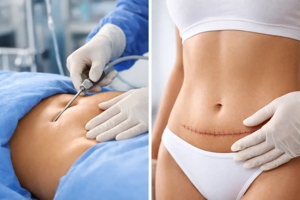 Liposucción o abdominoplastia: qué conviene