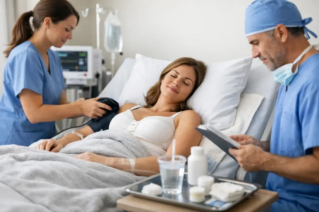 Qué esperar tras mastopexia: recuperación real