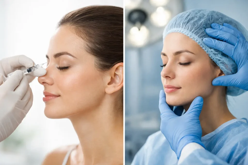 Rinomodelación o rinoplastia quirúrgica: qué elegir