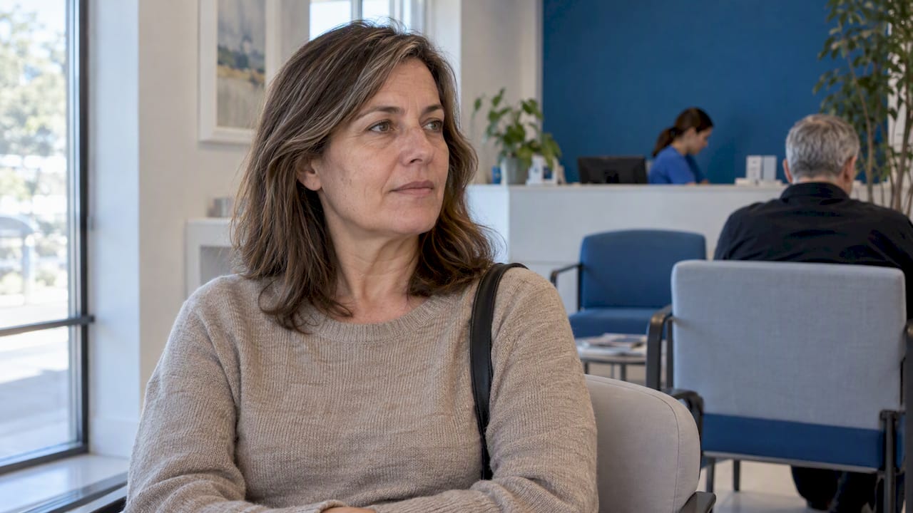 Rostro que muestra los párpados superiores e inferiores