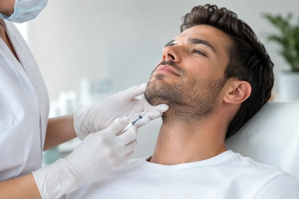 Tratamientos para la papada masculina actuales